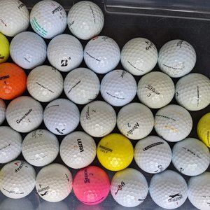 Golf Balls 40 mix-Practice-Titleist Pro V1 TopFlite Callaway Srixon TaylorMade G